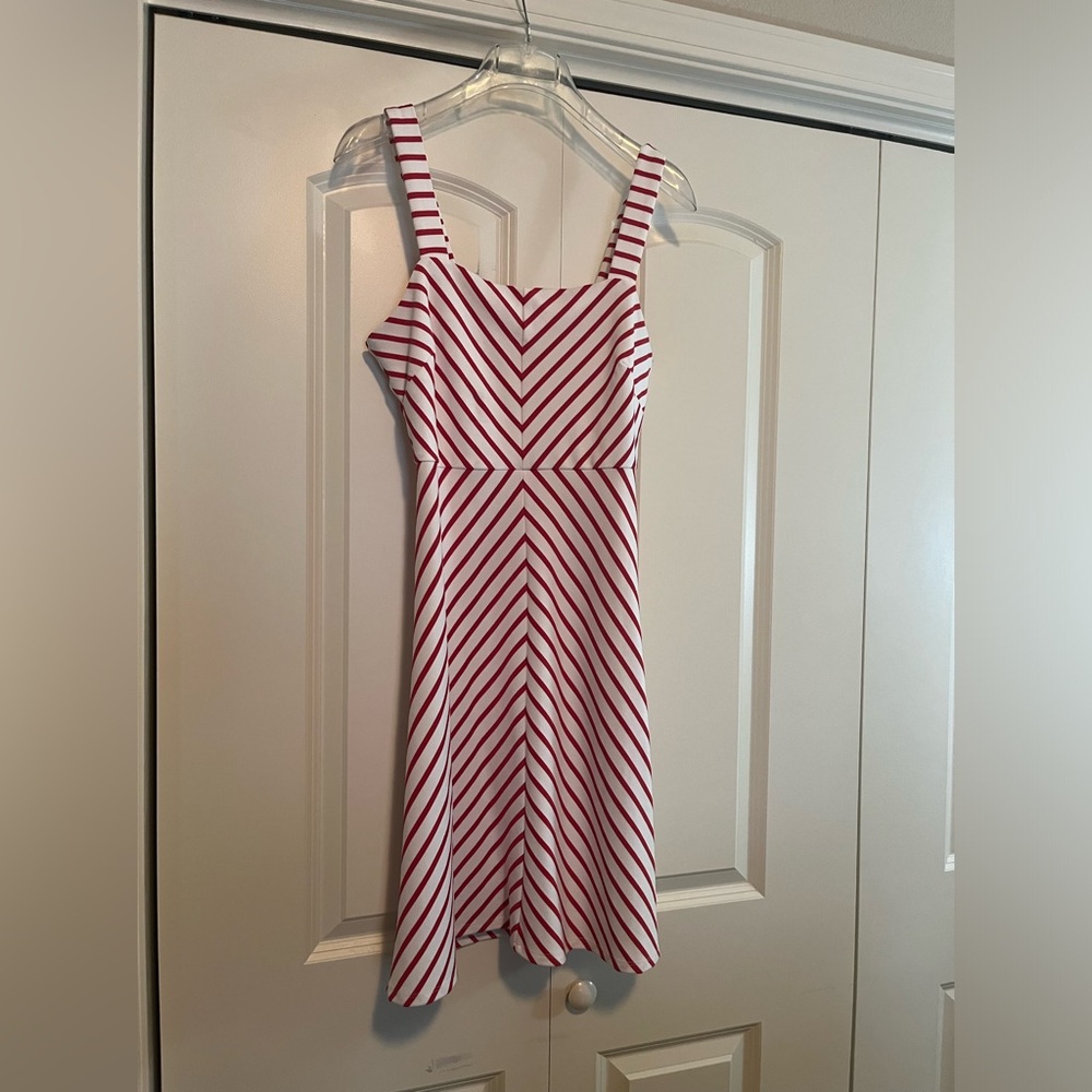 Cute red and white stripe sundress! Excellent condition, great for 4th of July!